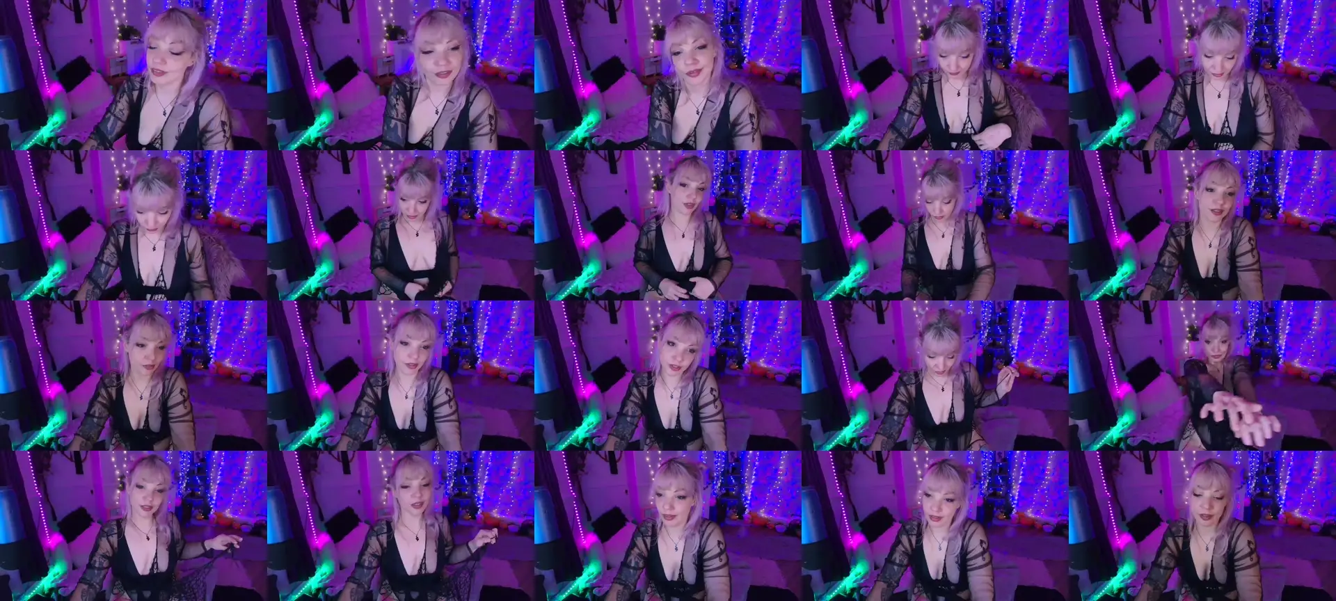 LunaWolfie photo contact sheet