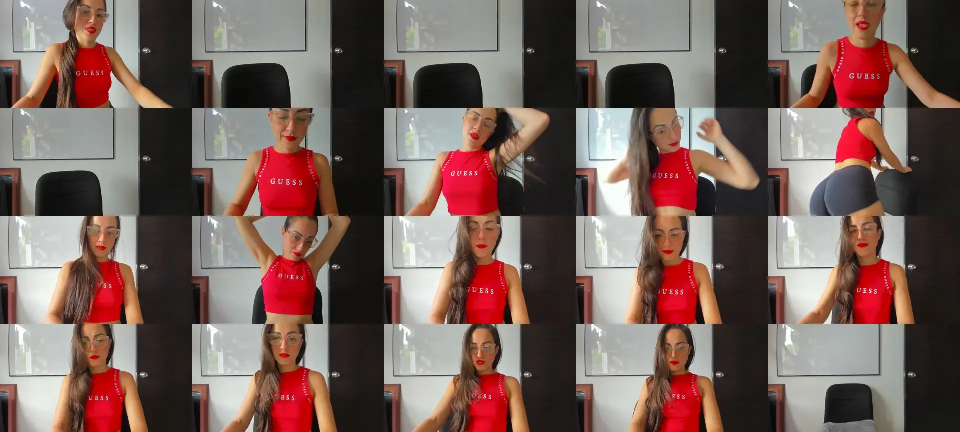 Miaqueen69 photo contact sheet