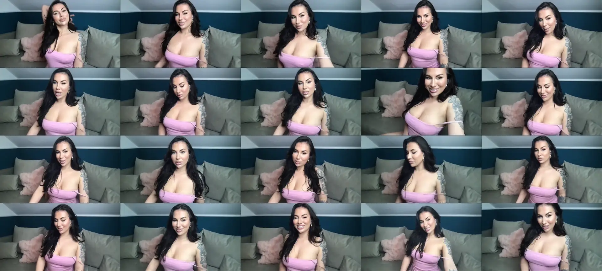 MindyLive photo contact sheet