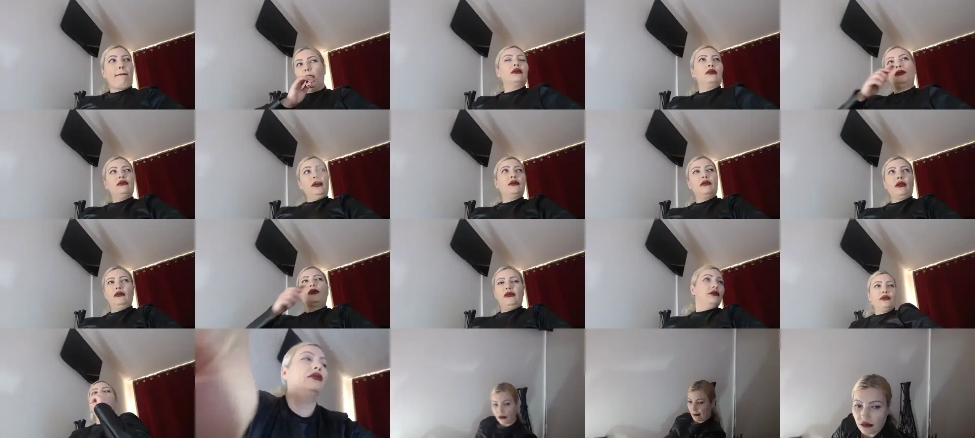 MistressDemy photo contact sheet