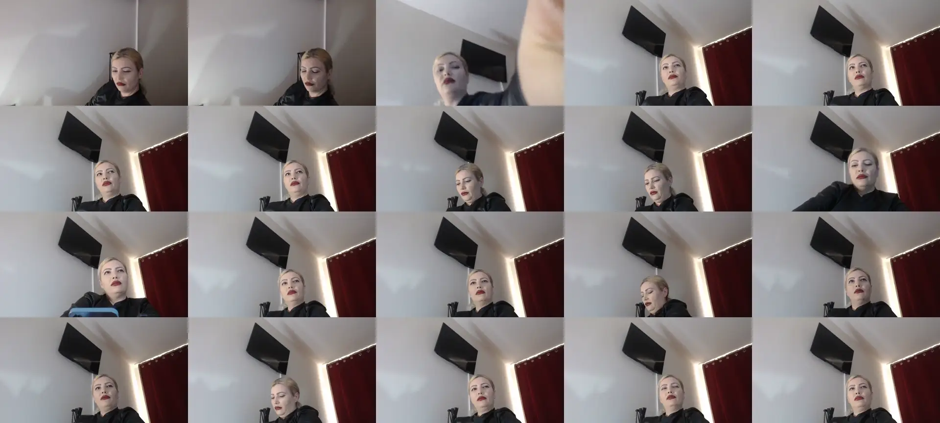 MistressDemy photo contact sheet