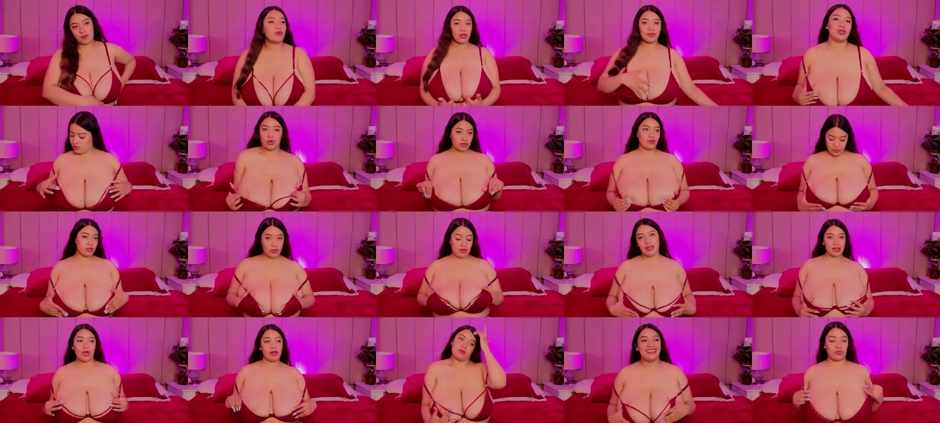 MolyBigBoobs photo contact sheet