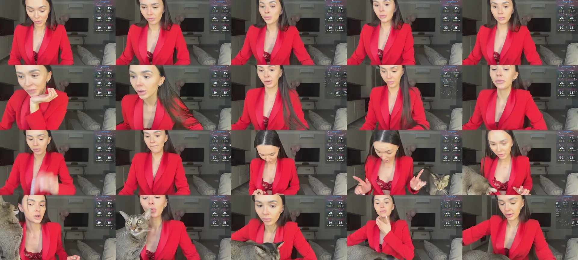 MySexyQueen23 photo contact sheet