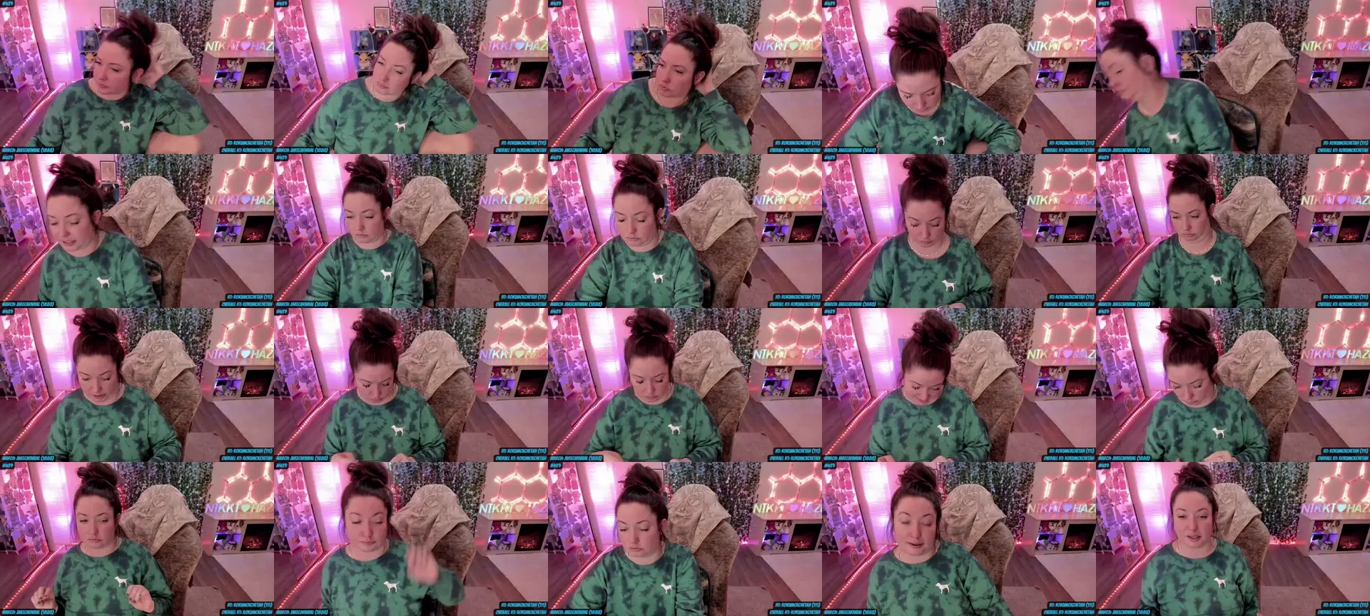 Nikki_Haze photo contact sheet