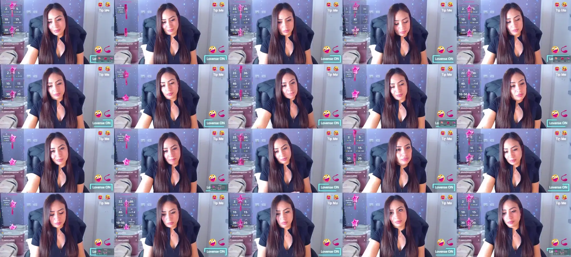 Paulina2700 photo contact sheet