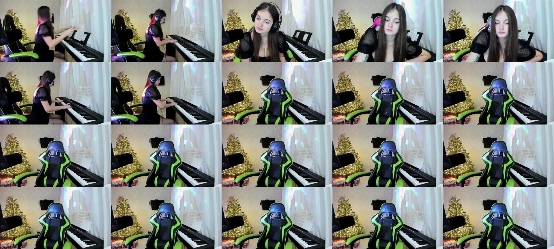 piano_girl photo contact sheet