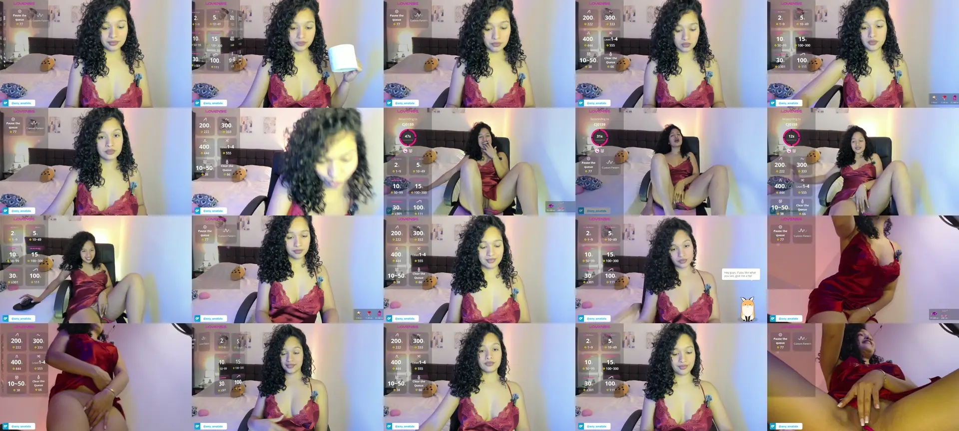 Sexy_latina69 photo contact sheet