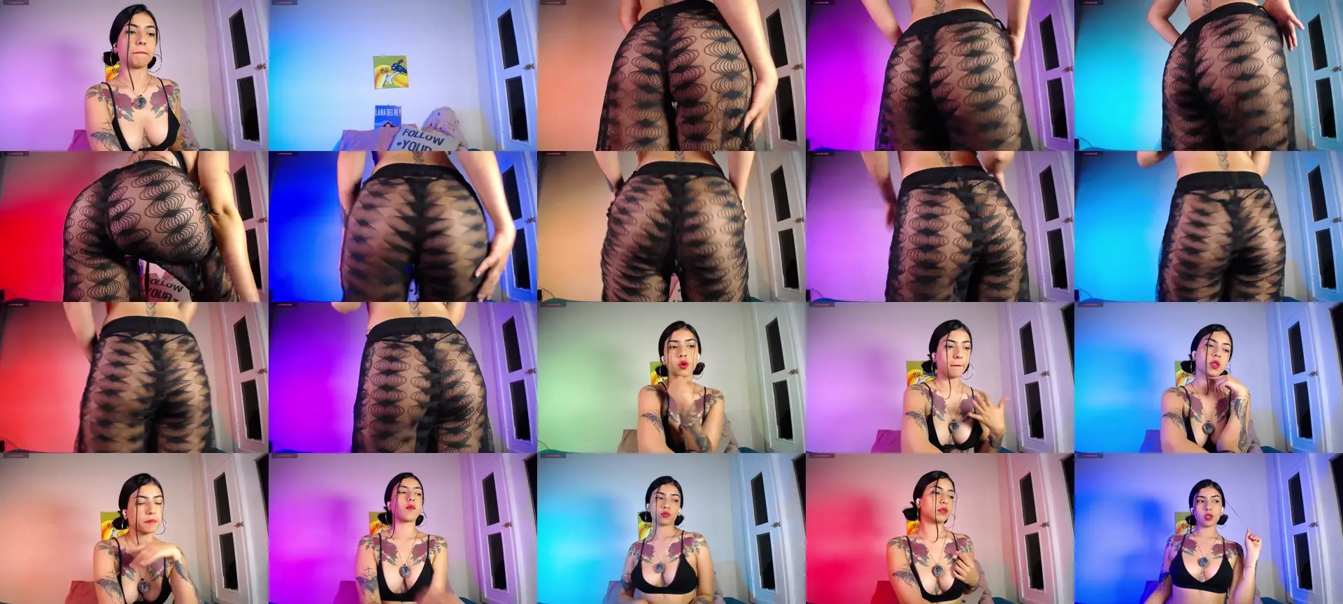 SexyAmaranta photo contact sheet