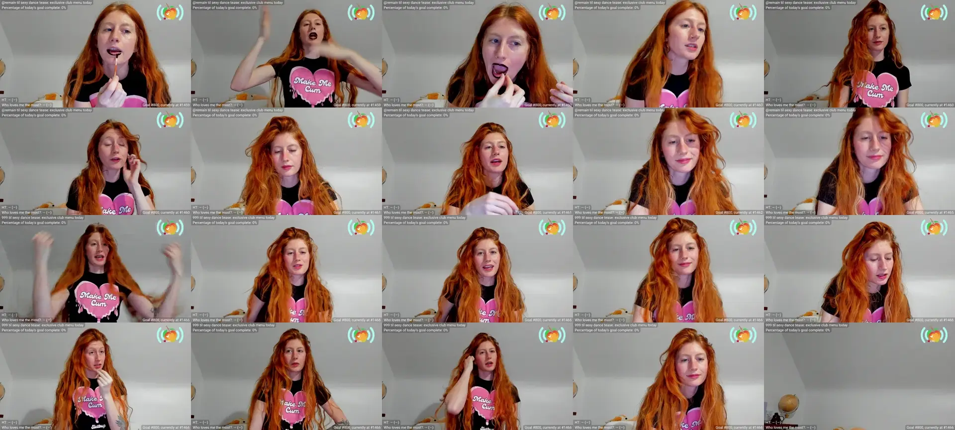 SweetMango photo contact sheet