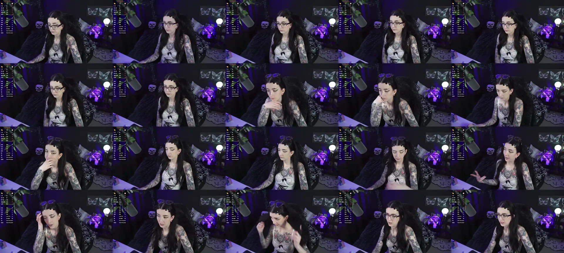 TatsnCats photo contact sheet