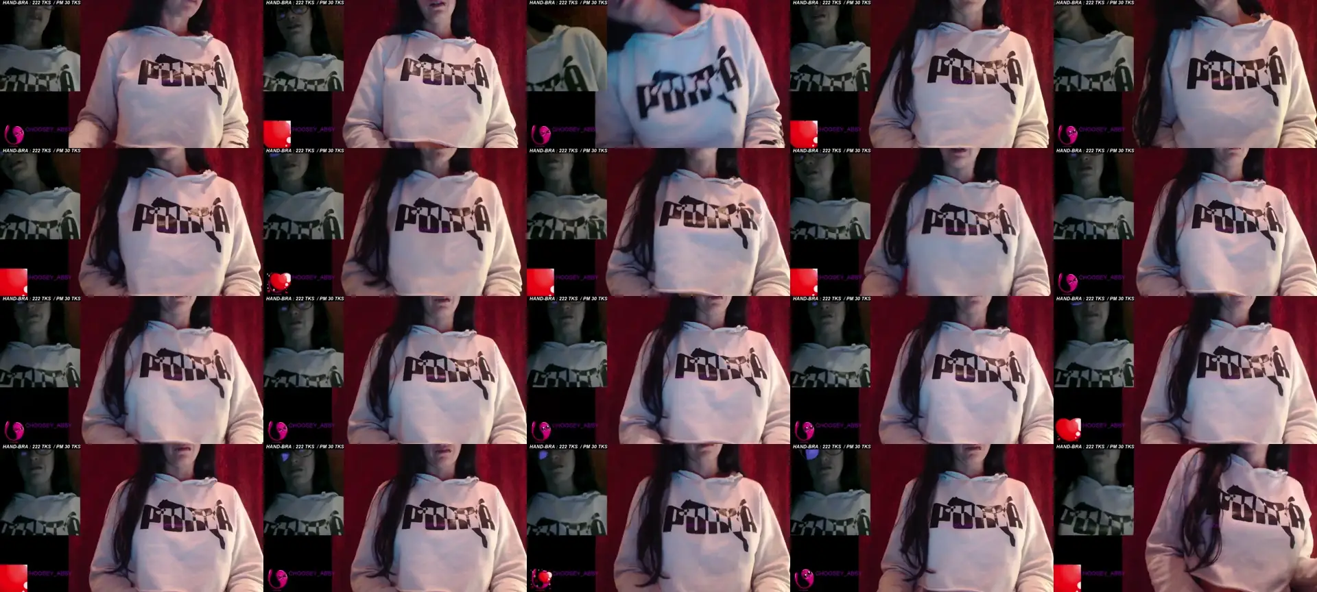 Abby_oxox photo contact sheet