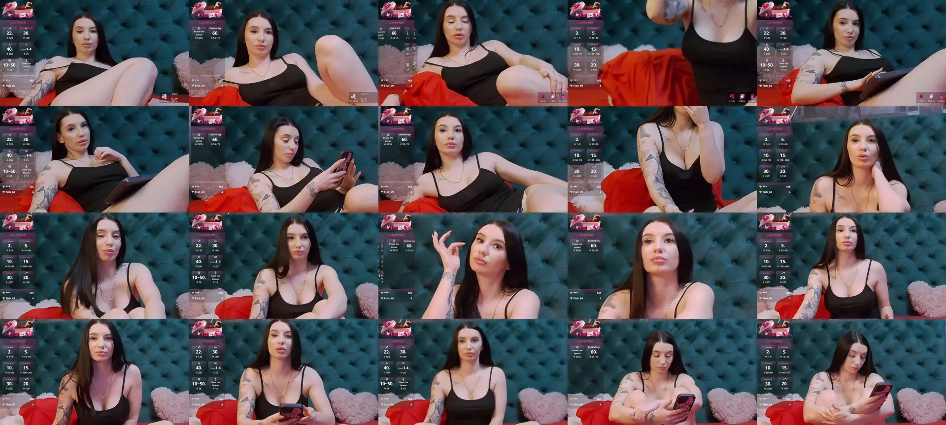 BrattyBrianna photo contact sheet