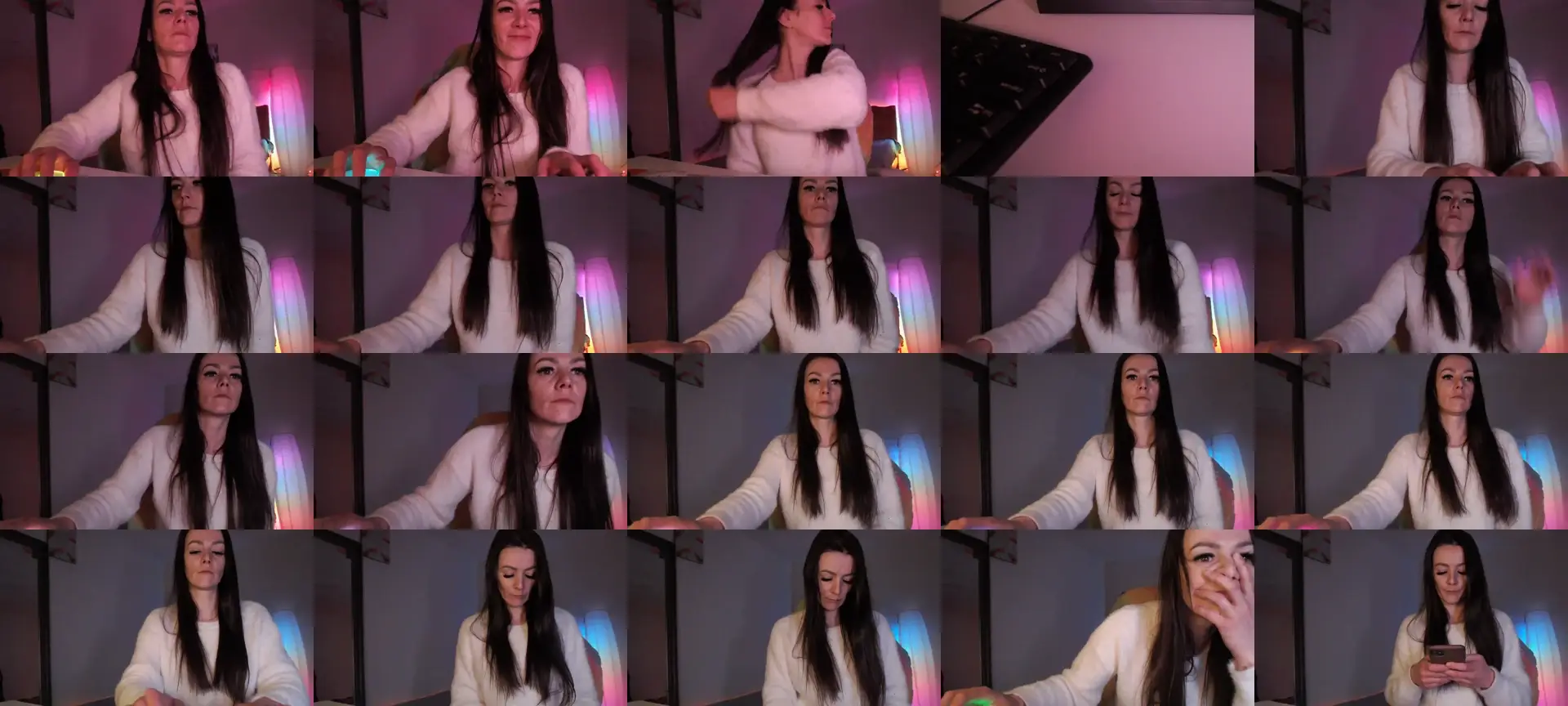 BritneyDivine photo contact sheet