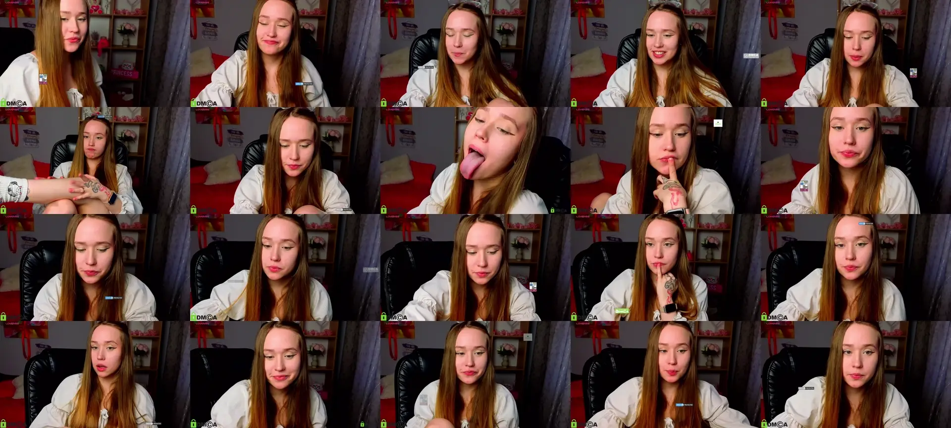 DanaShine photo contact sheet