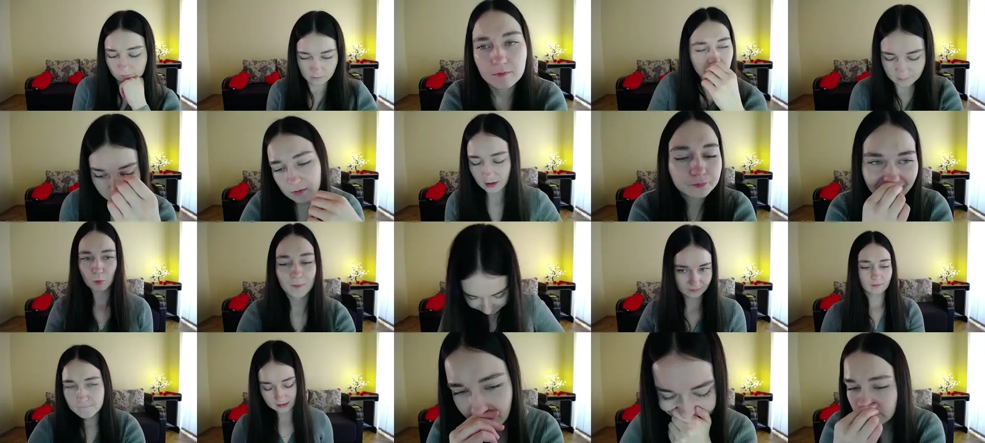 Gabriellafire photo contact sheet