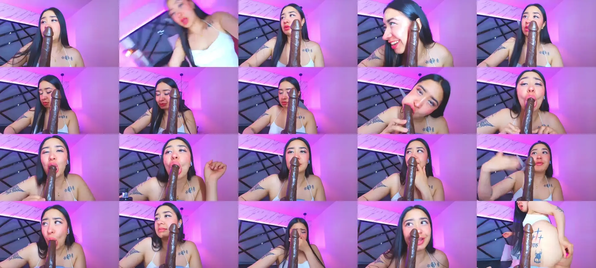 Giingerrous photo contact sheet