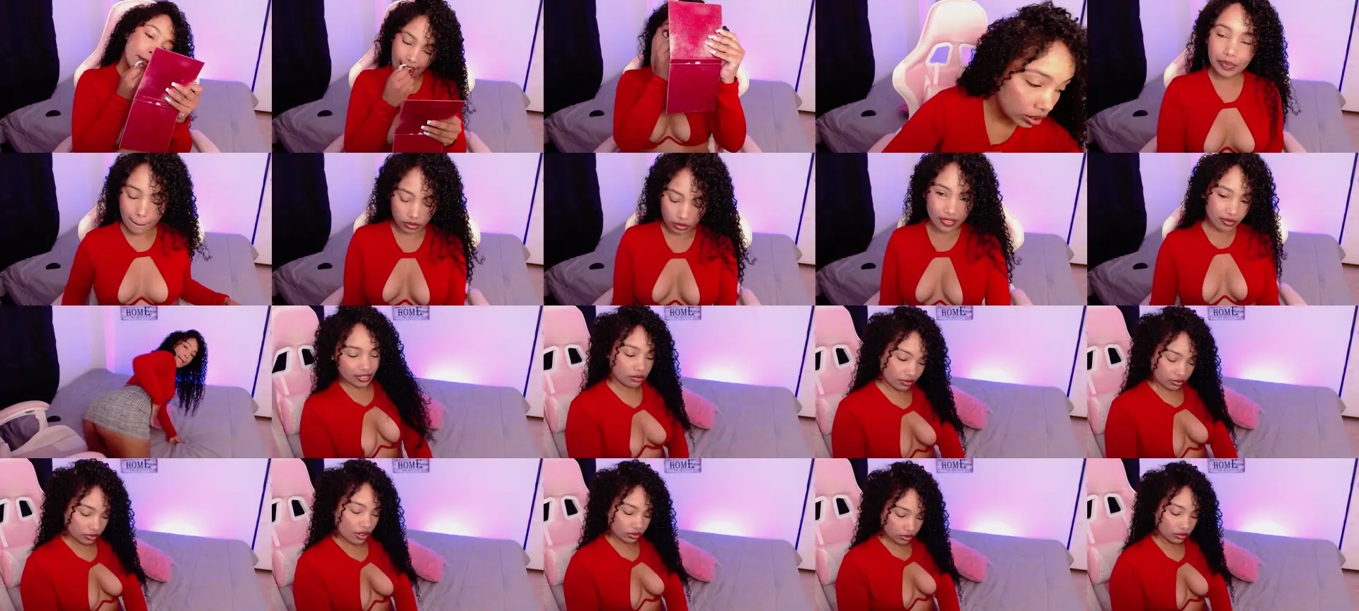 Ginadimples photo contact sheet