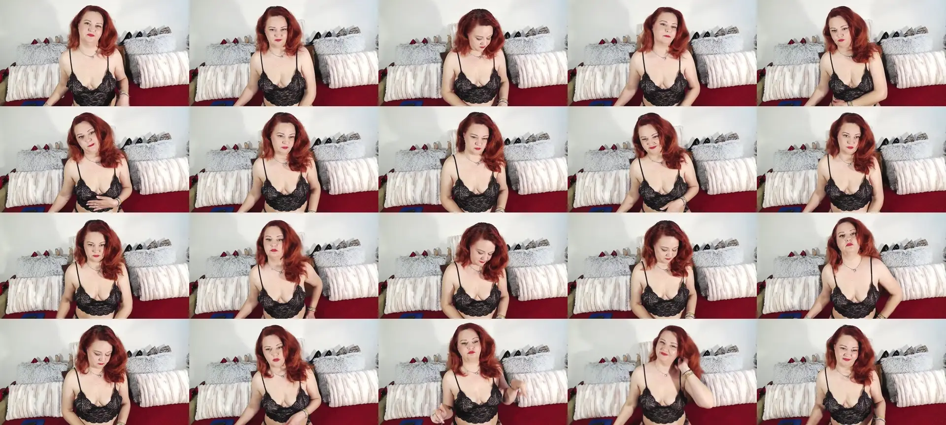 GracieAnne photo contact sheet