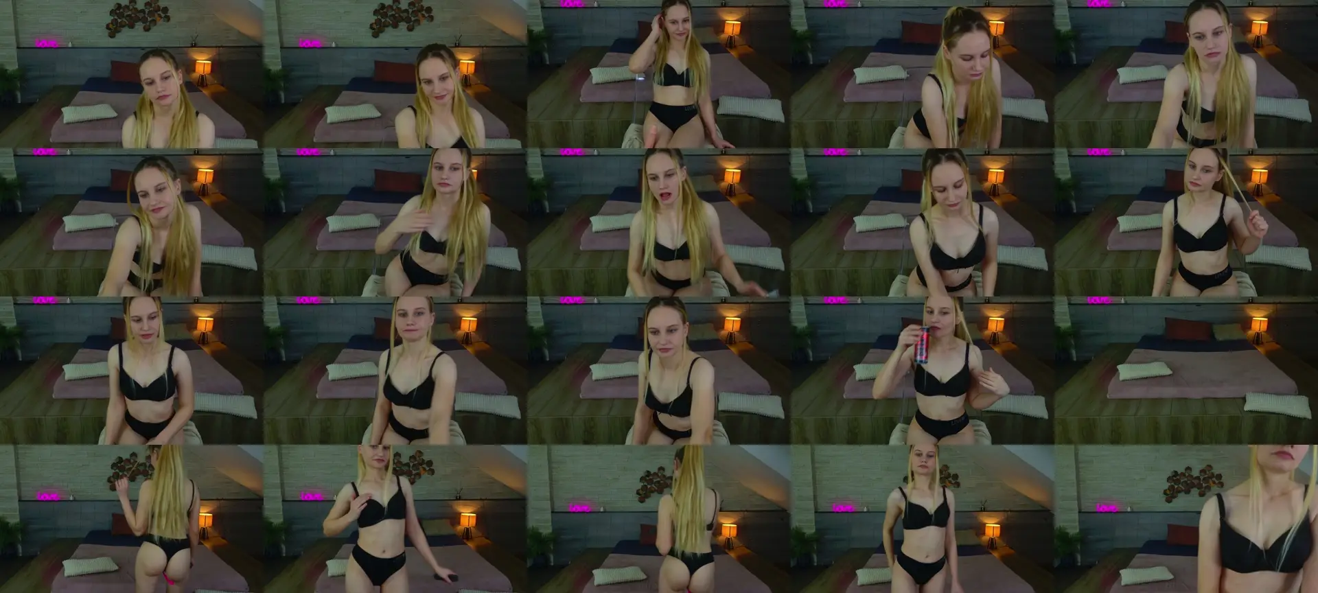 IceBlueBabex photo contact sheet