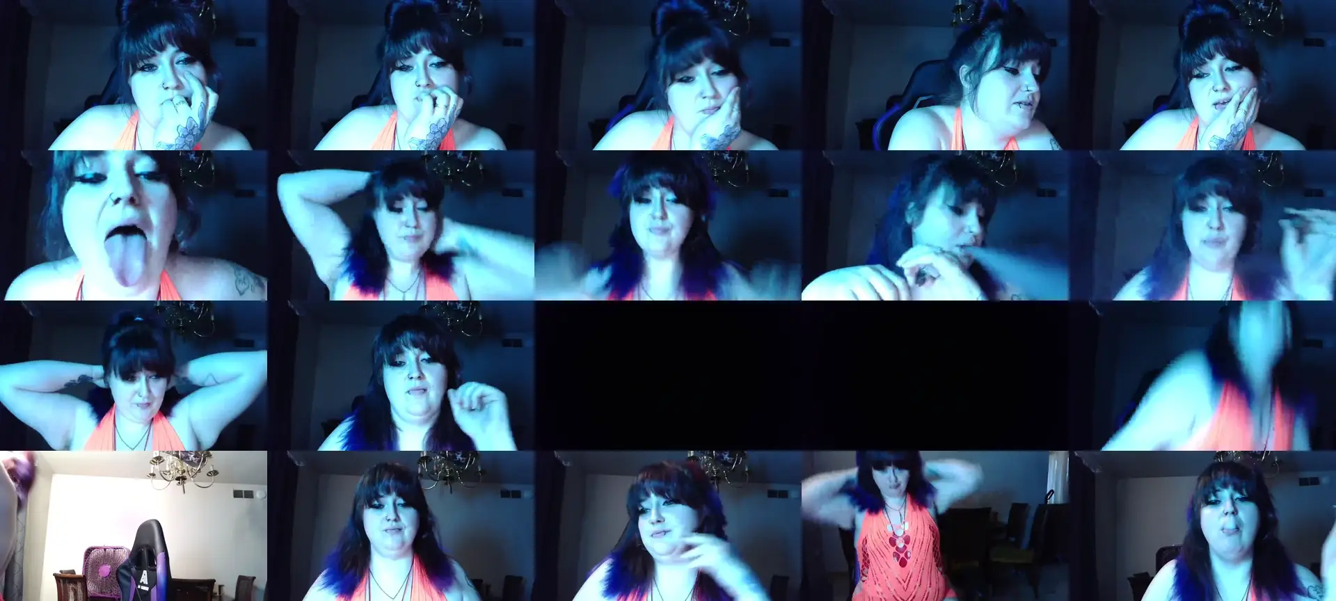 LilMsSisi photo contact sheet