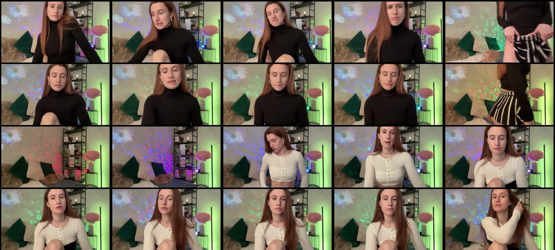 LovelyBvnny photo contact sheet