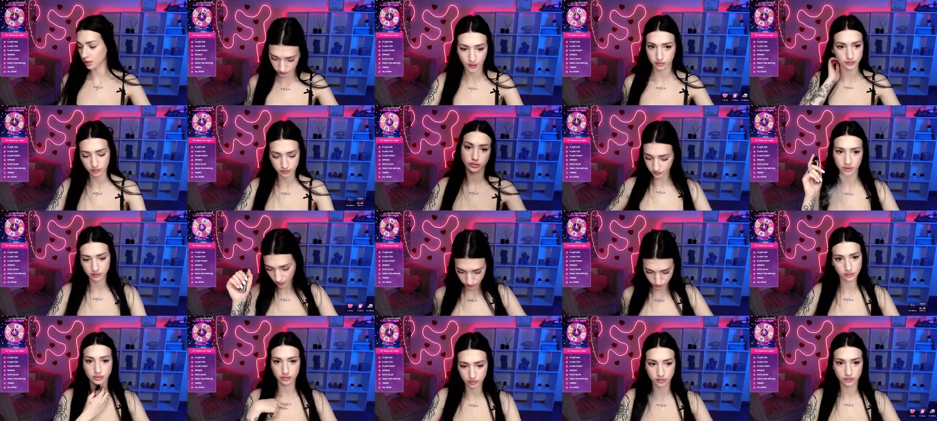 Luness photo contact sheet