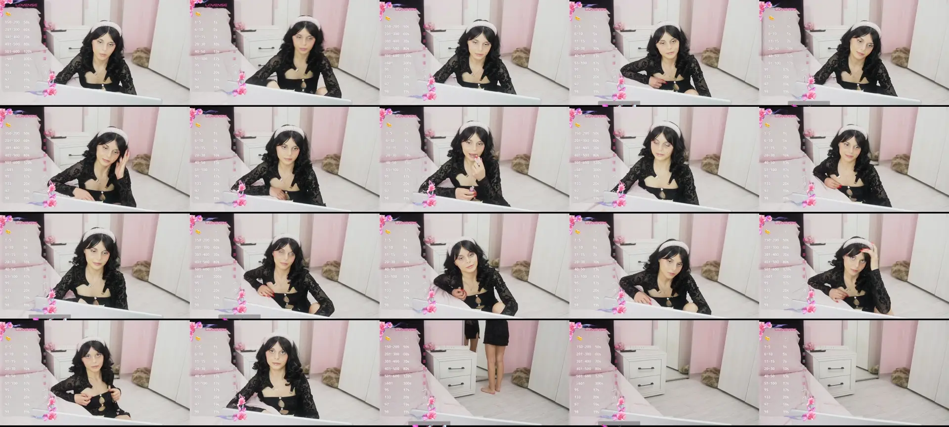 MilenaLynn photo contact sheet