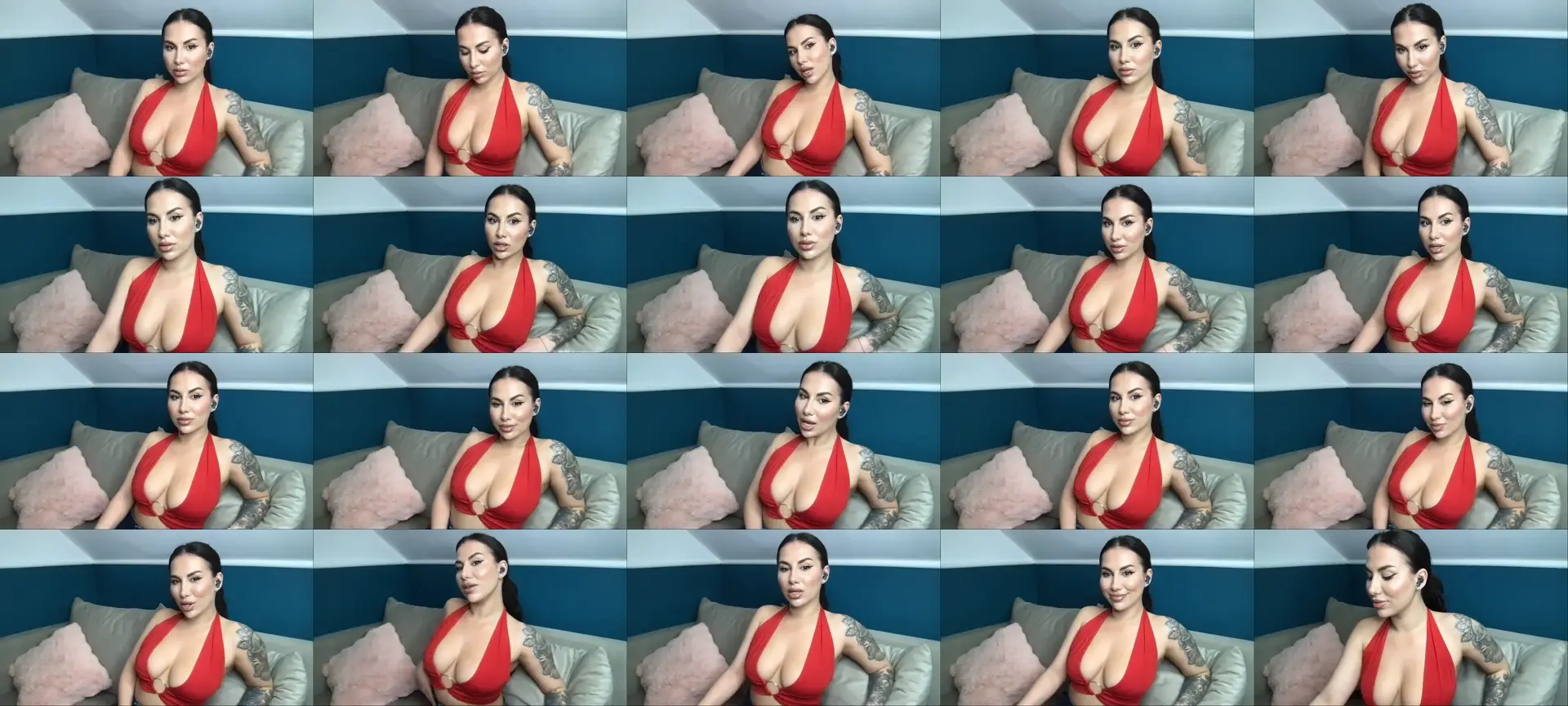 MindyLive photo contact sheet