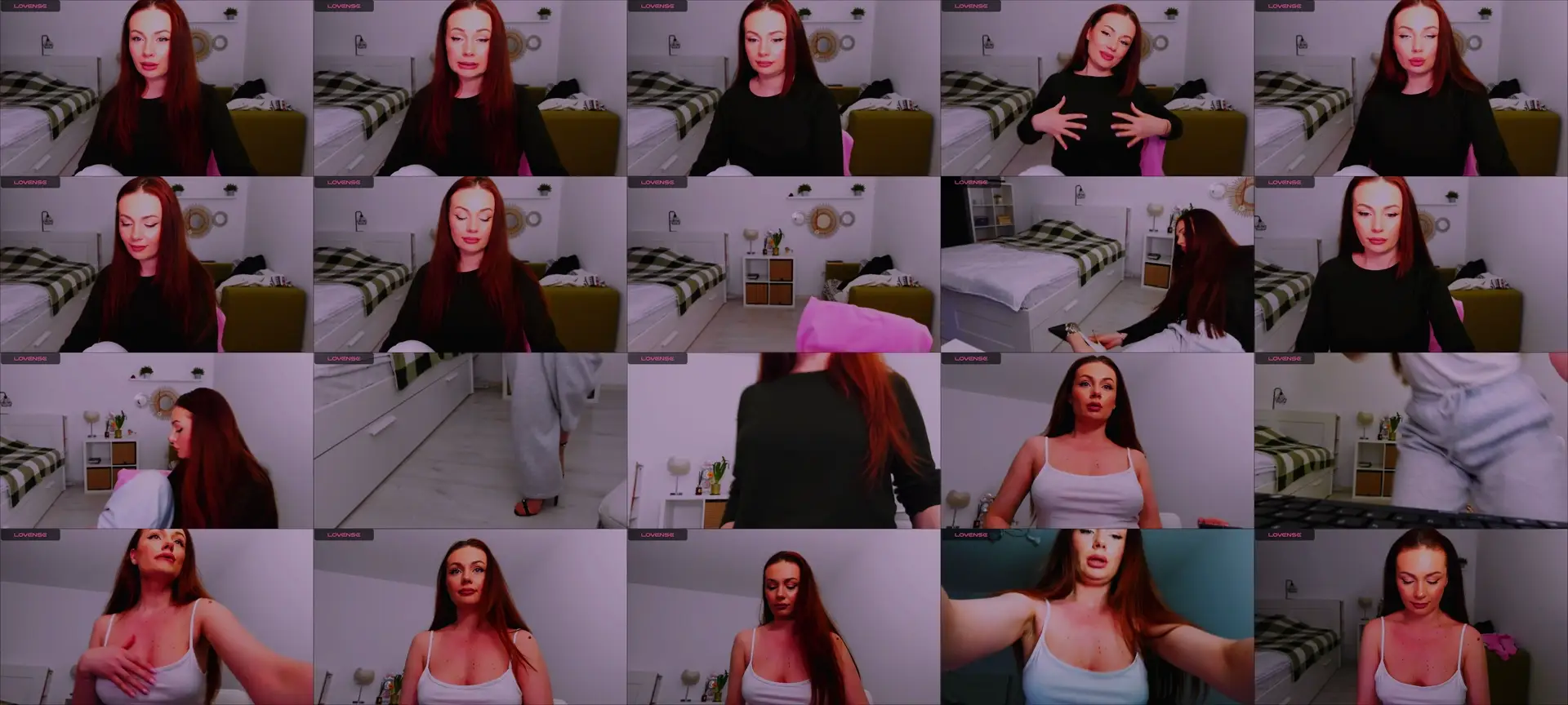 MissCopper photo contact sheet