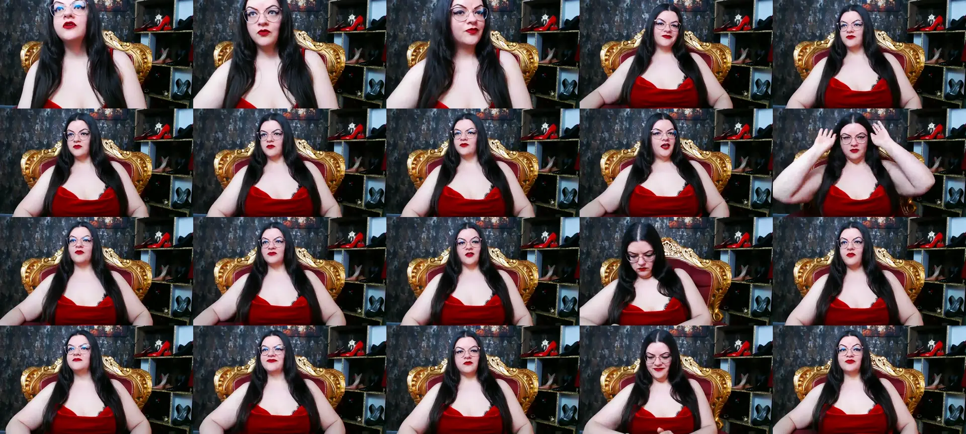 MissLillyBBW photo contact sheet