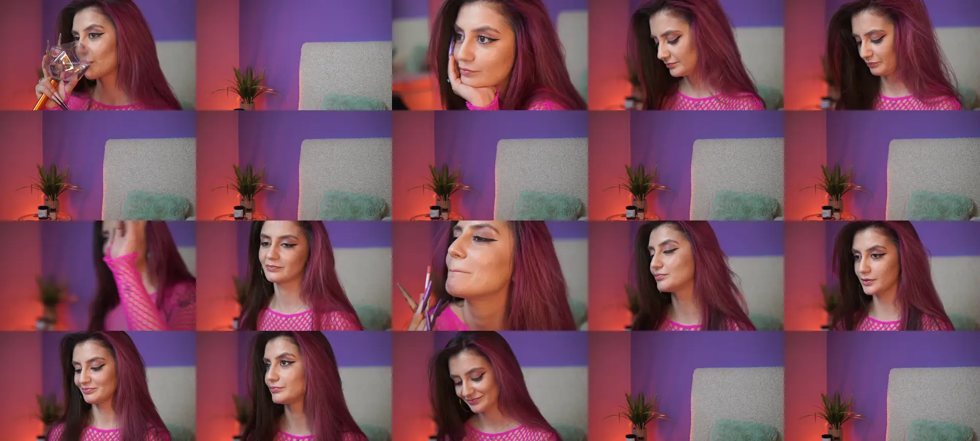 SabrinaKali photo contact sheet