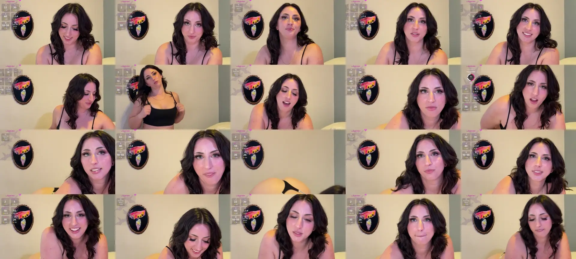 Sexylv photo contact sheet