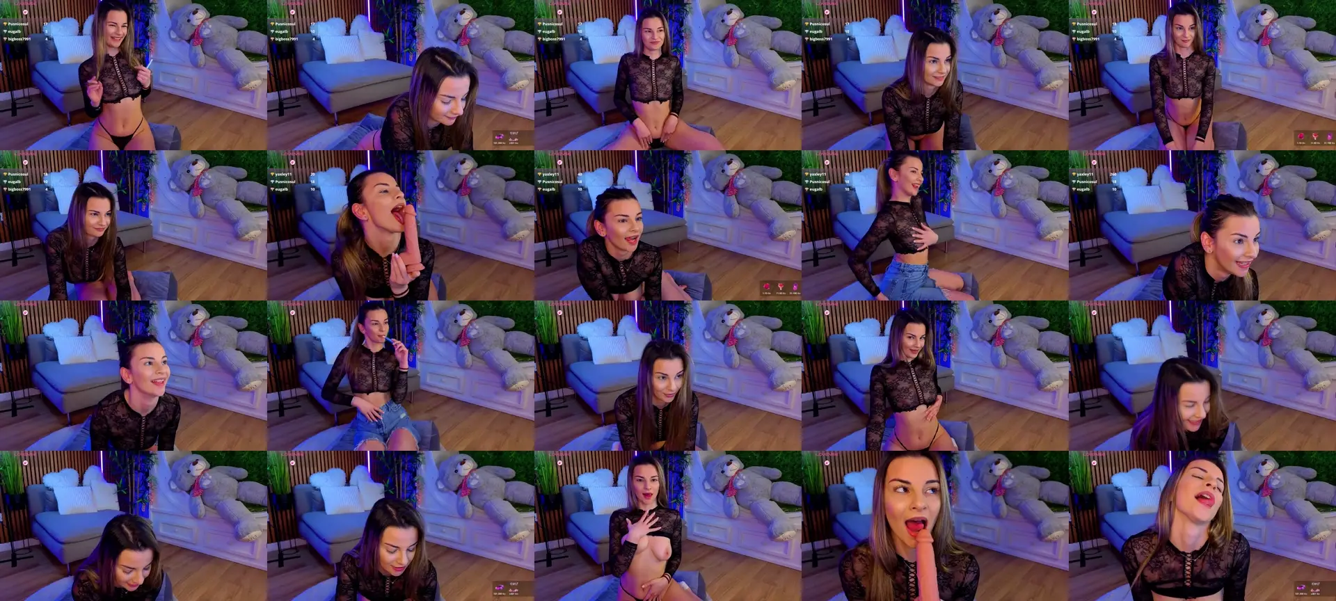 SweetSofiX photo contact sheet