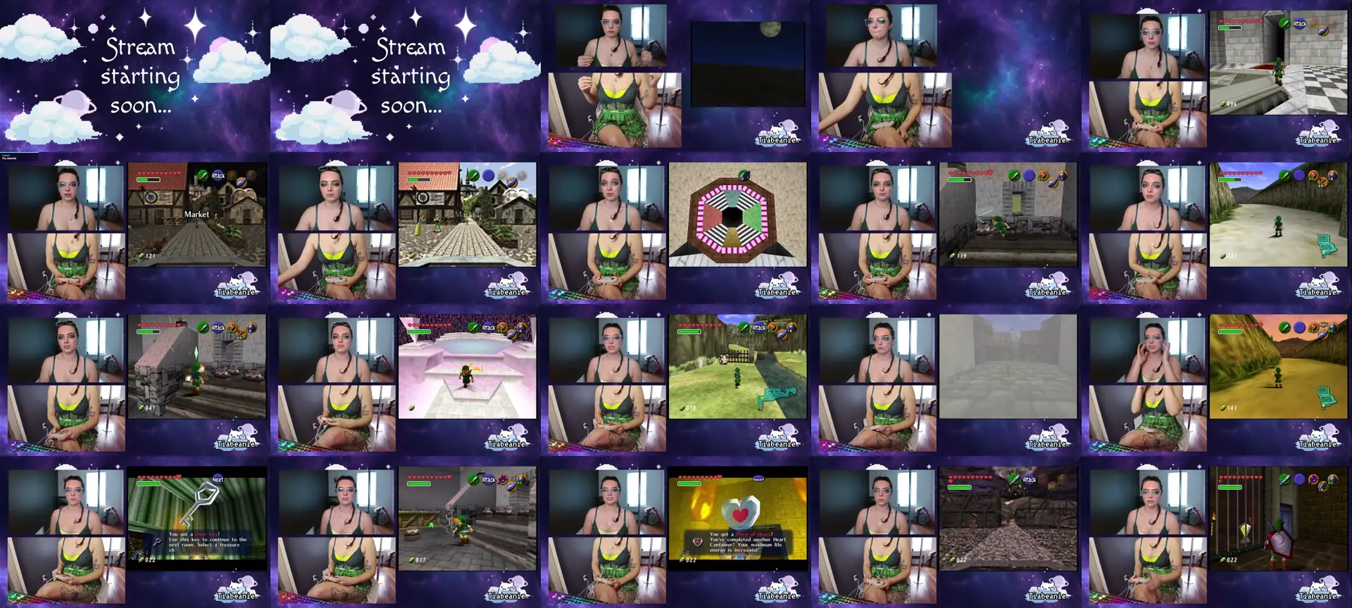 Tiabeanie photo contact sheet