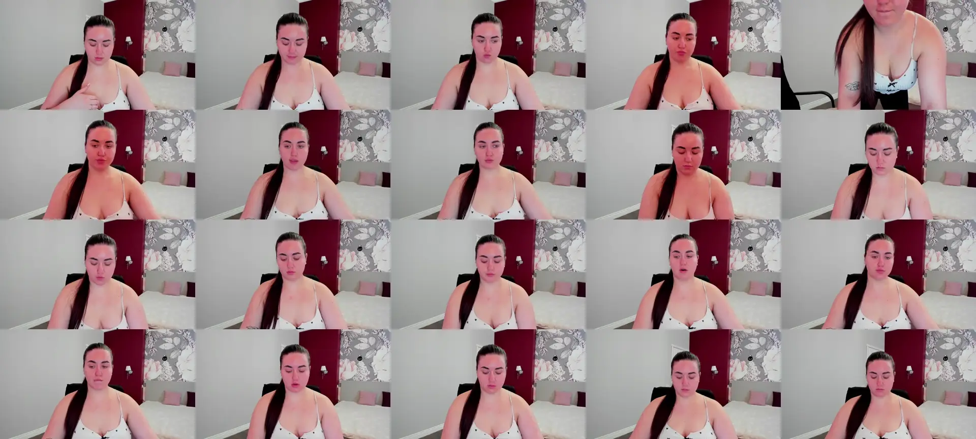 AminaBenson photo contact sheet