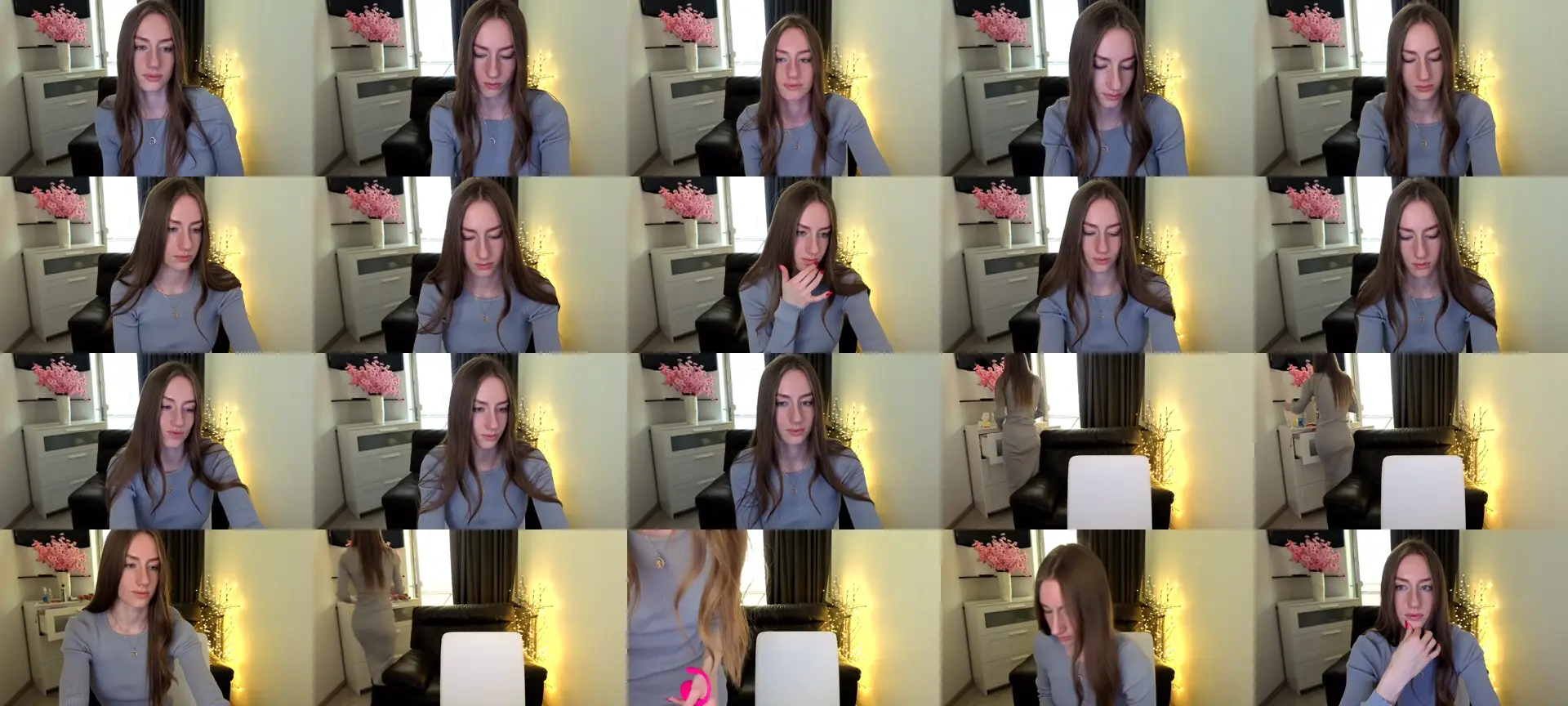 AngelXRose photo contact sheet