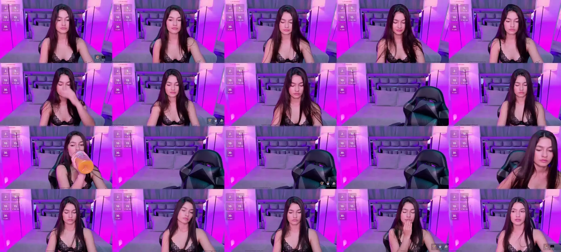 Bellaclark2 photo contact sheet