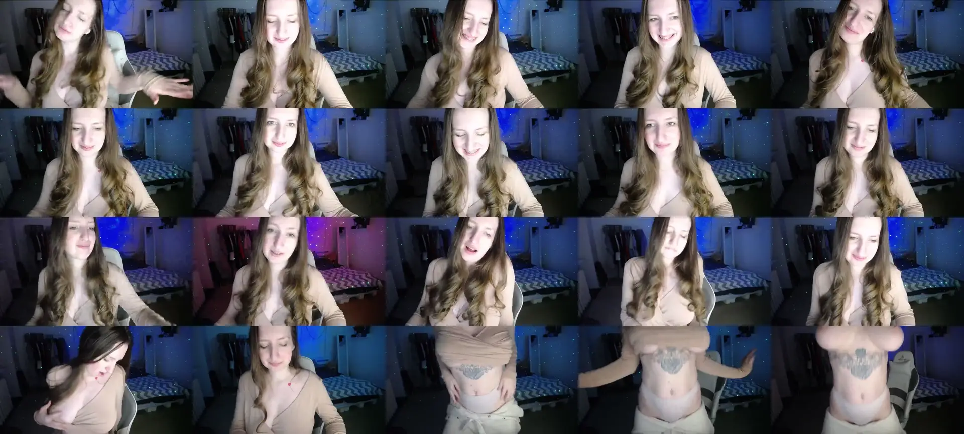 BubbleQueeen photo contact sheet
