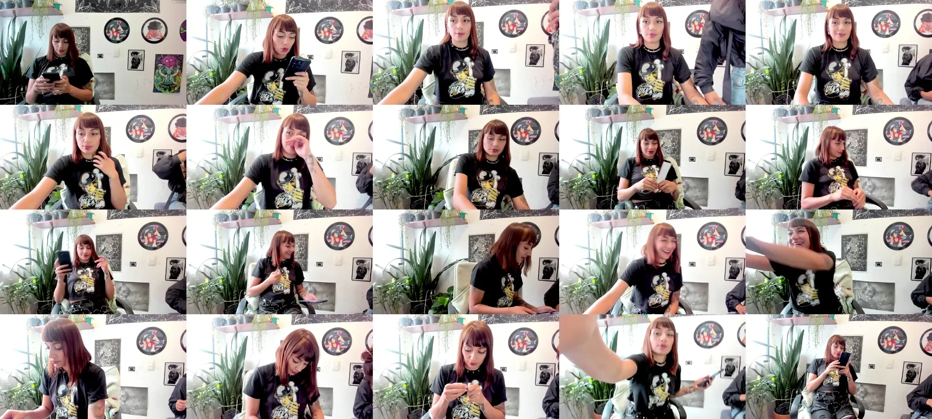 Cafeinna photo contact sheet