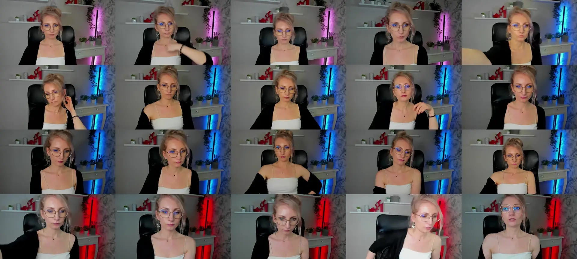 Cinderellaxo photo contact sheet