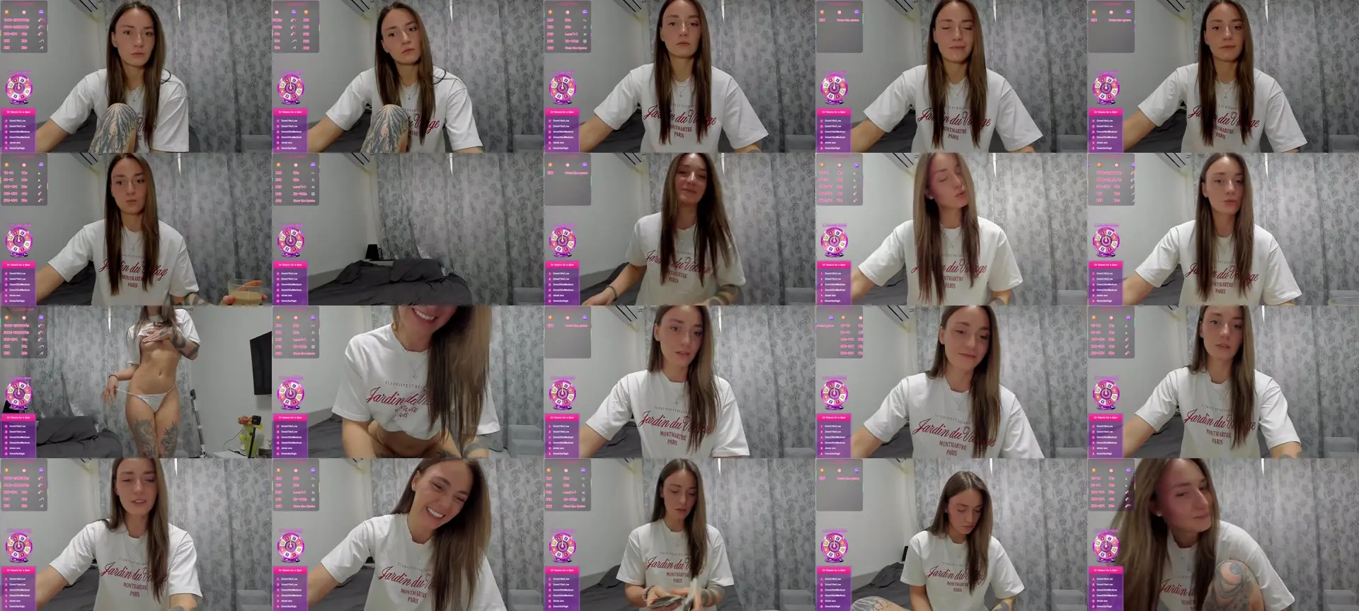 Cutestdemon1 photo contact sheet