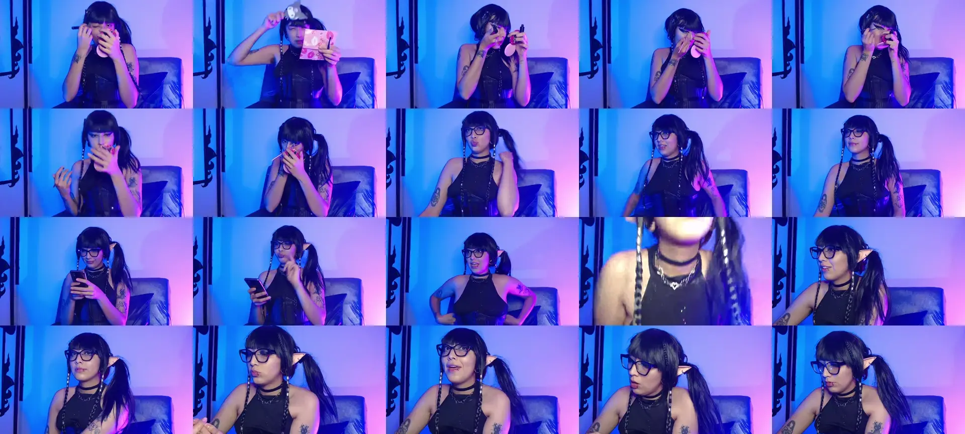 Cyberxphantom photo contact sheet