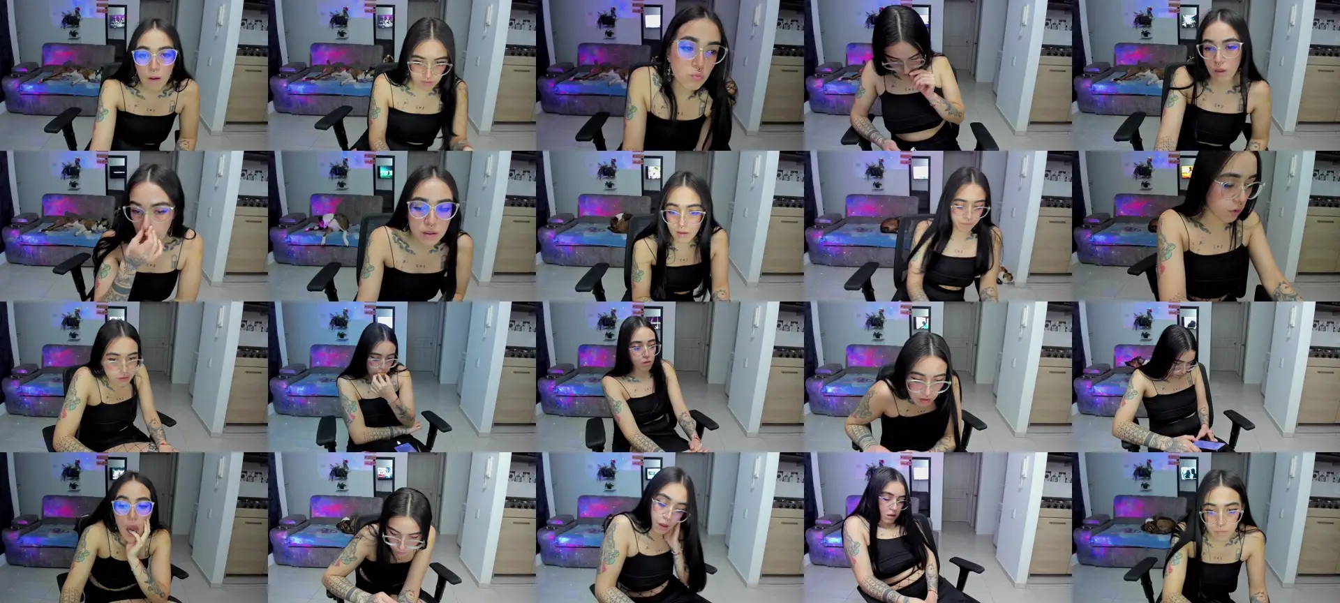 DominaSam88 photo contact sheet