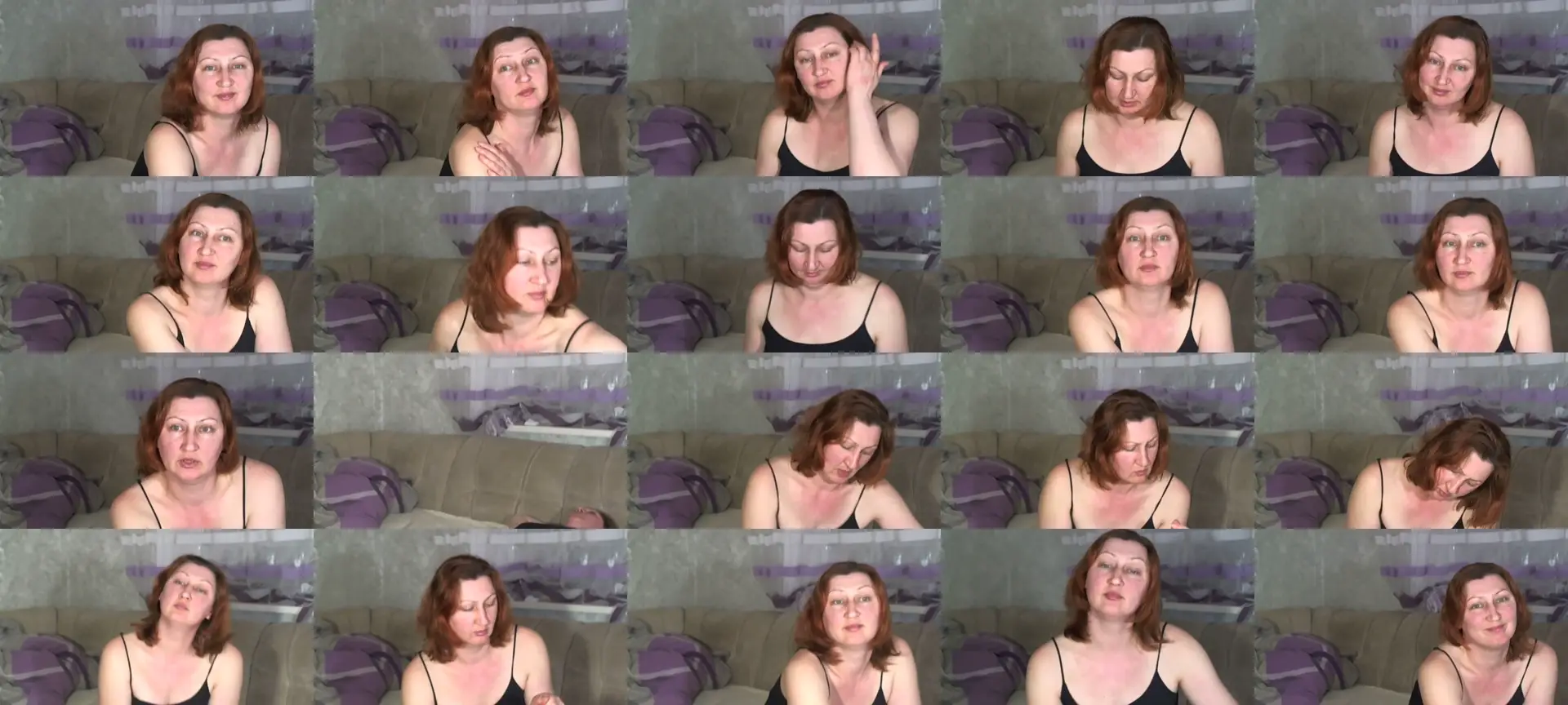 Evanelle photo contact sheet