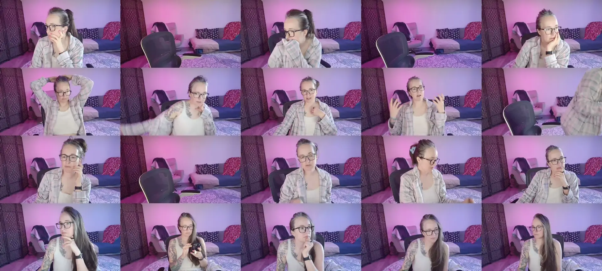 FarrahFoxy photo contact sheet