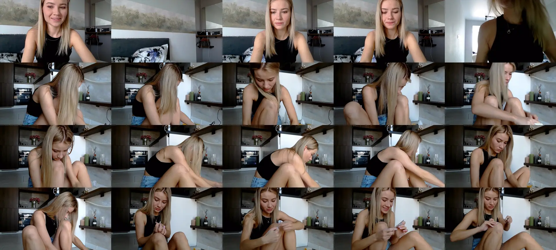 fiancee photo contact sheet