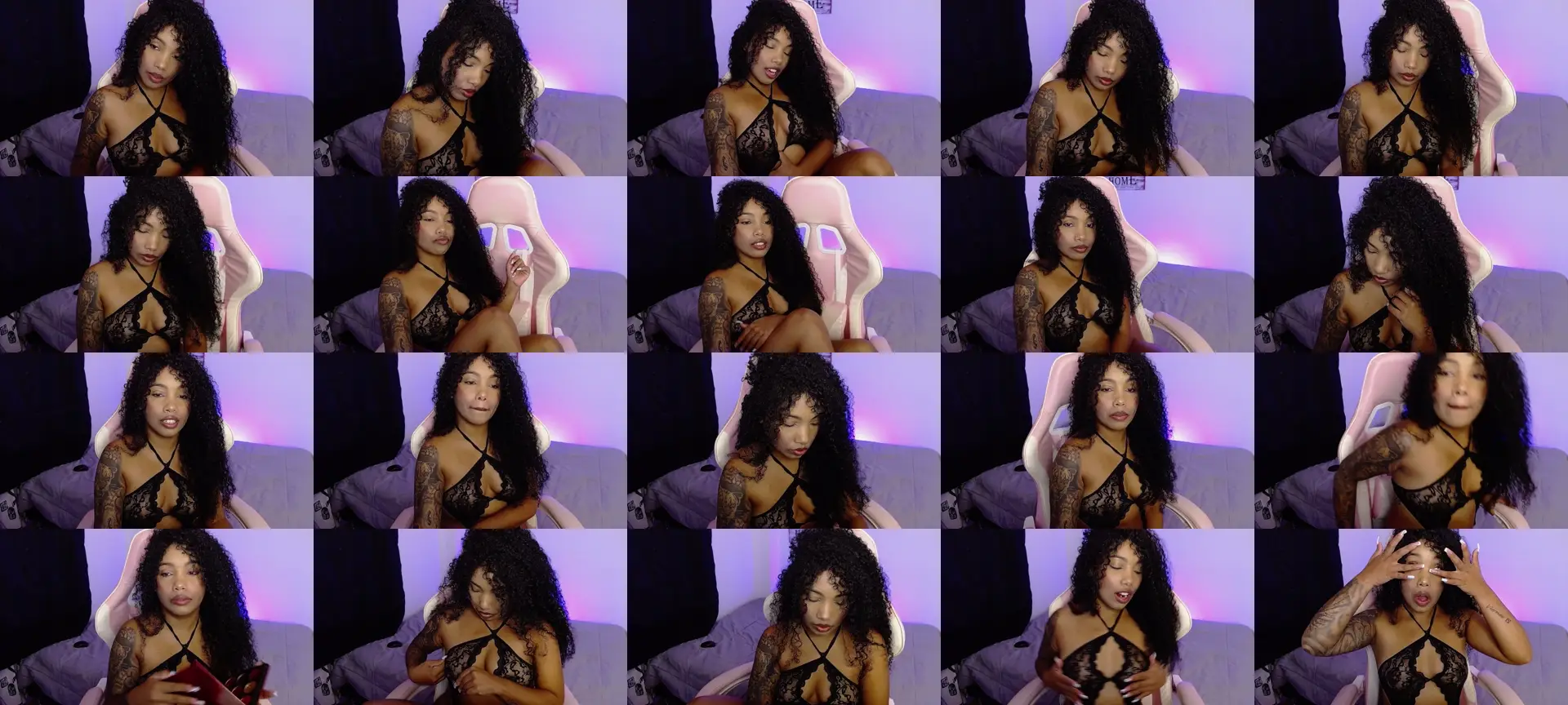 Ginadimples photo contact sheet