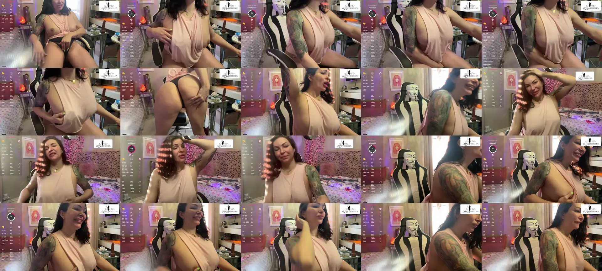 Gypsy_Rebel photo contact sheet