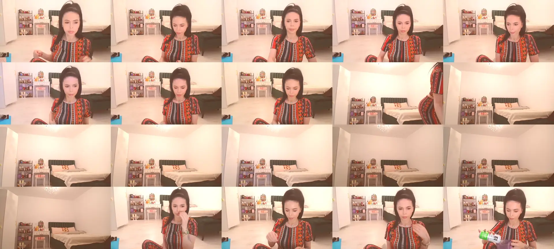 HotCafeDelina photo contact sheet