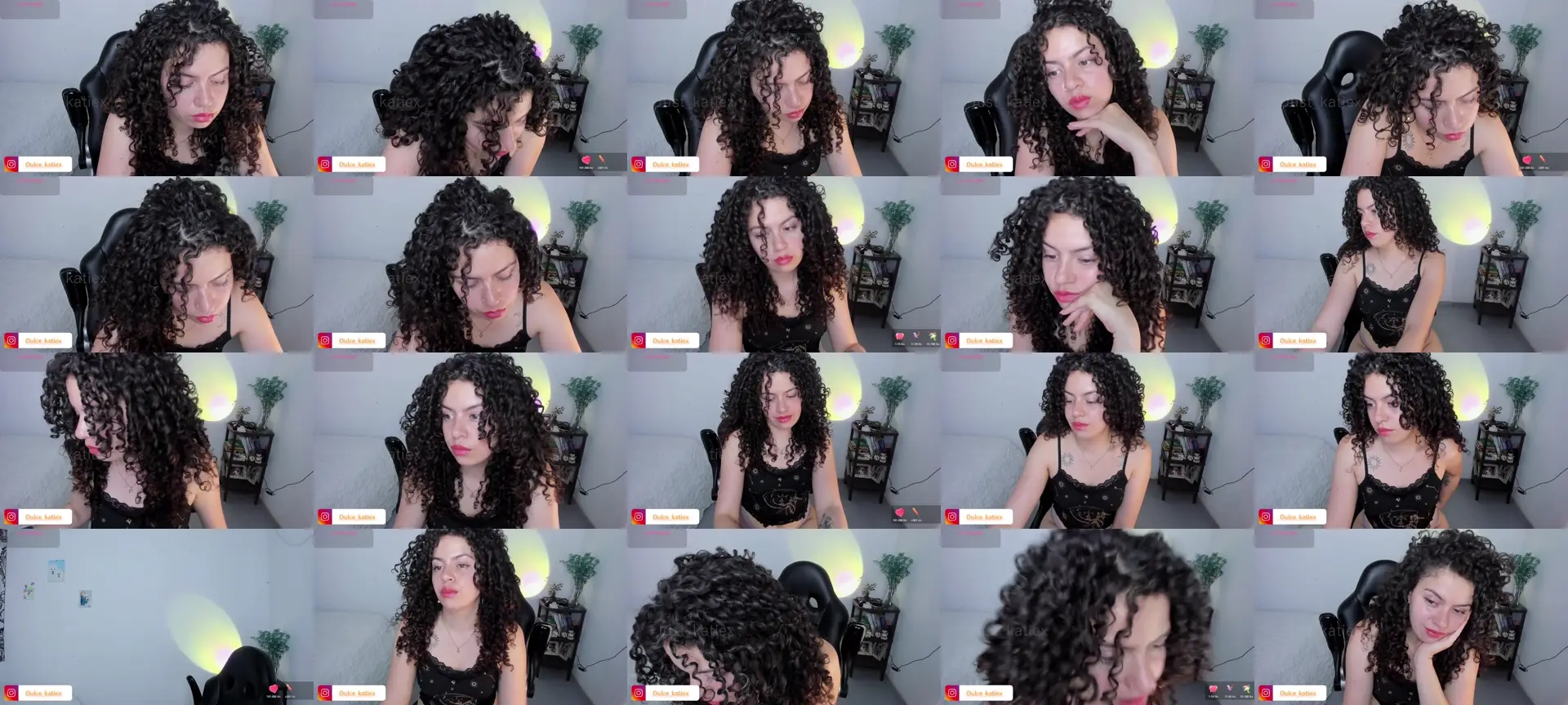 Just_katiex photo contact sheet